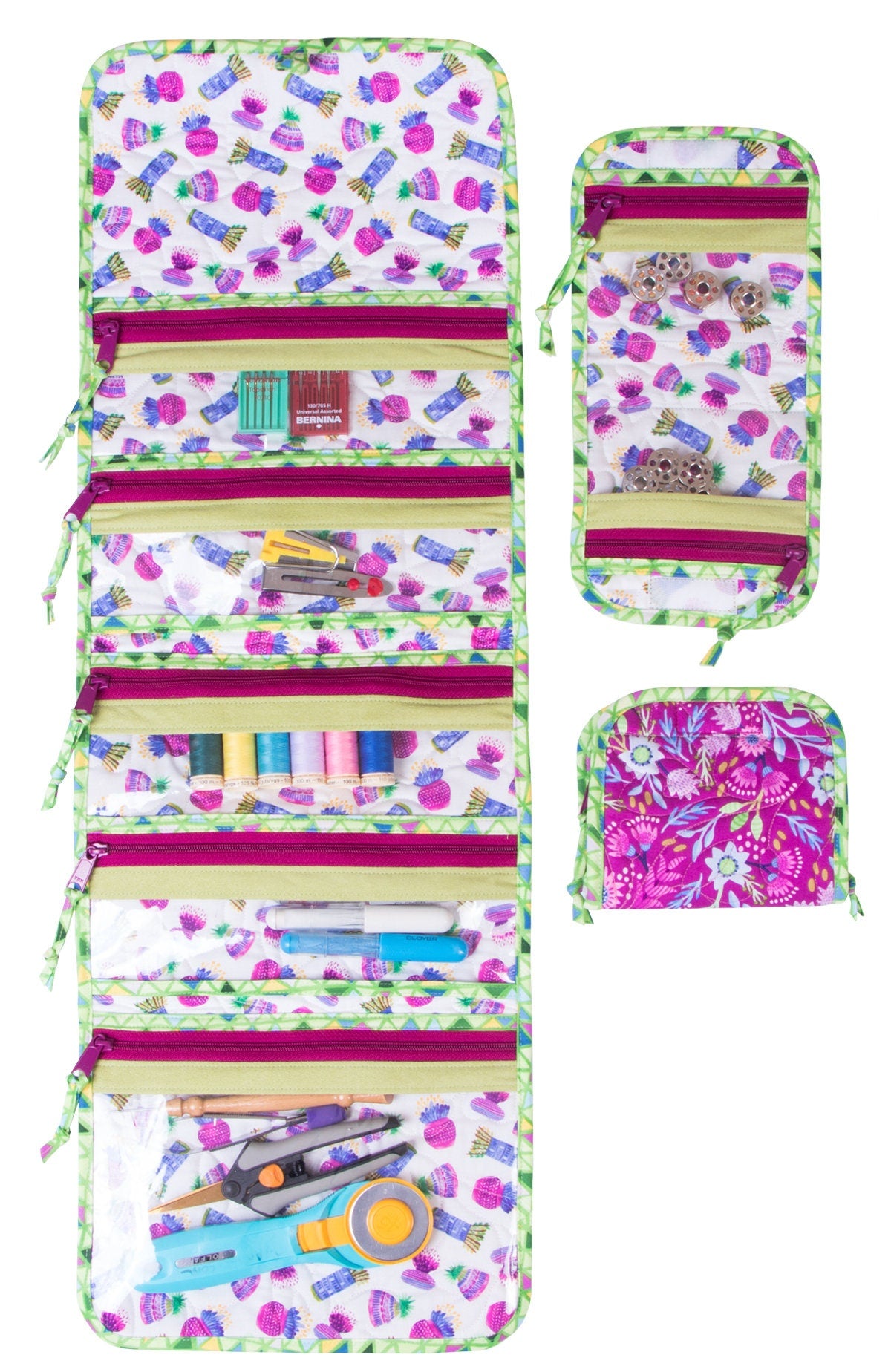 ByAnnie Thread Dispenser/Sewing Case 2 Pattern (14 Colors of 18"x54" Mesh Packs Sold Separately)