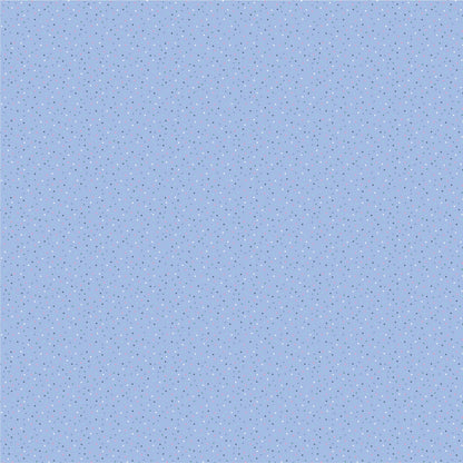 Poppie Cotton Country Confetti Blenders Fabric Collection Forget-Me-Not Bright Blue Premium 100% Cotton Quilt Shop Quality Fabrics