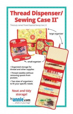 ByAnnie Thread Dispenser/Sewing Case 2 Pattern (14 Colors of 18"x54" Mesh Packs Sold Separately)
