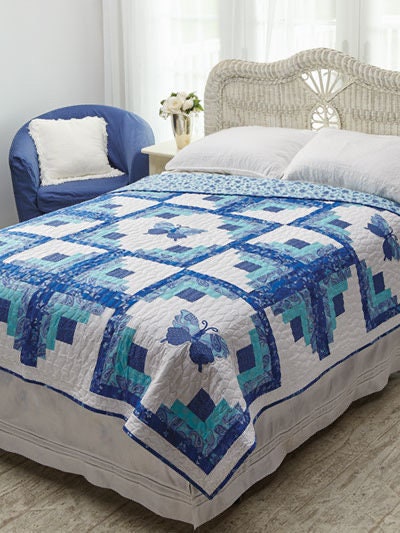 Annie's Quilting Log Cabin Variations Pattern Book (9 timeless projects per book)