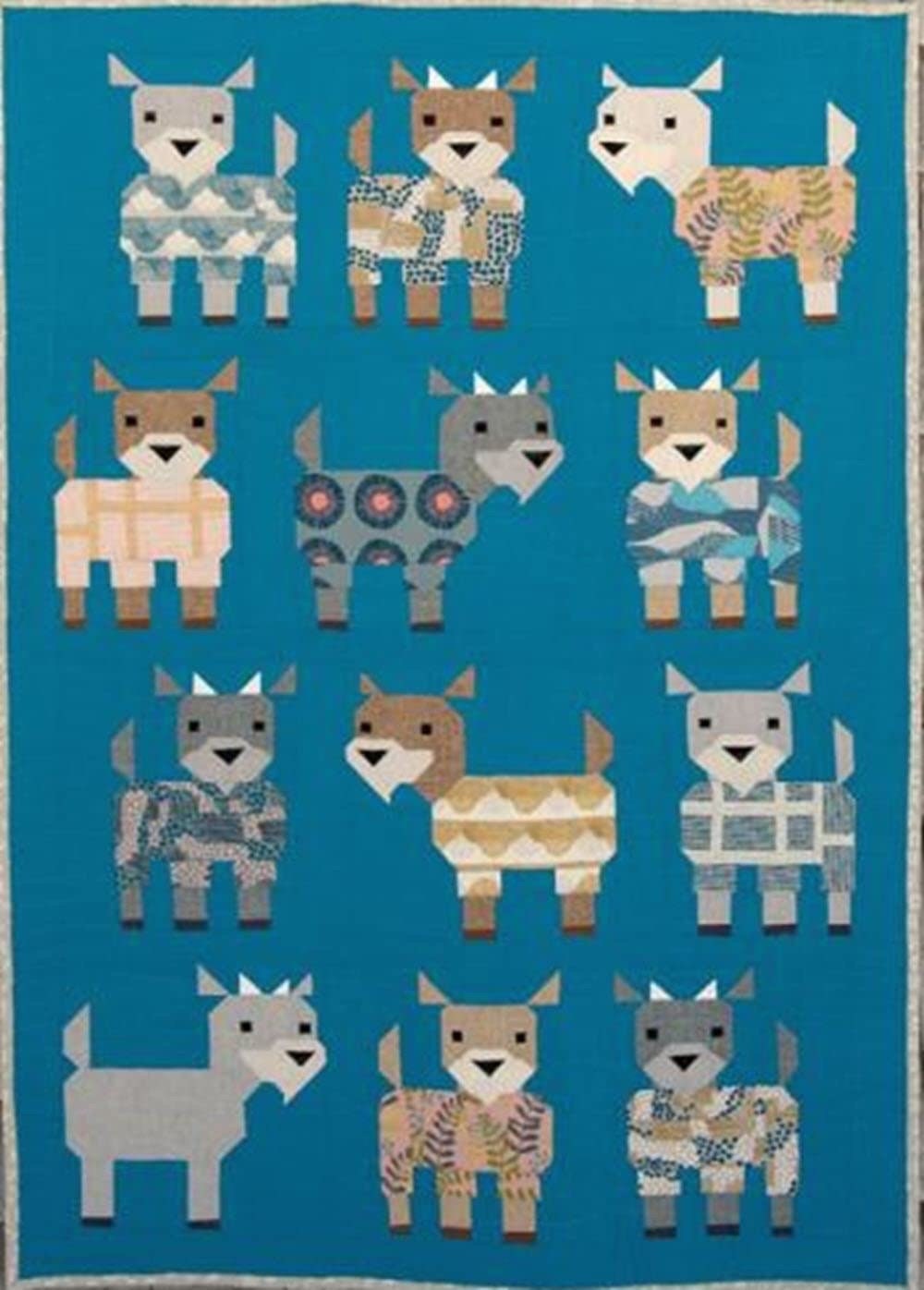 Art East Quilting Co. Kidding Around Goats in Pajamas Quilt Pattern Finished Size: 43"x60"