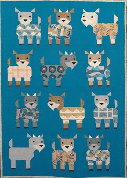 Art East Quilting Co. Kidding Around Goats in Pajamas Quilt Pattern Finished Size: 43"x60"