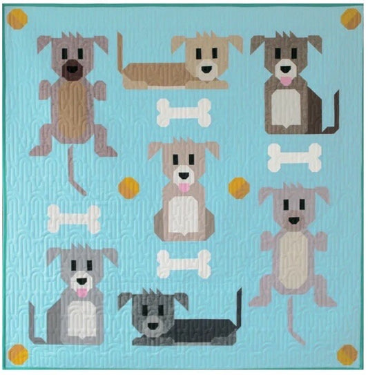 Art East Quilting Co. Tail Wags Quilt Pattern Finished Size: 51" x 51.5"