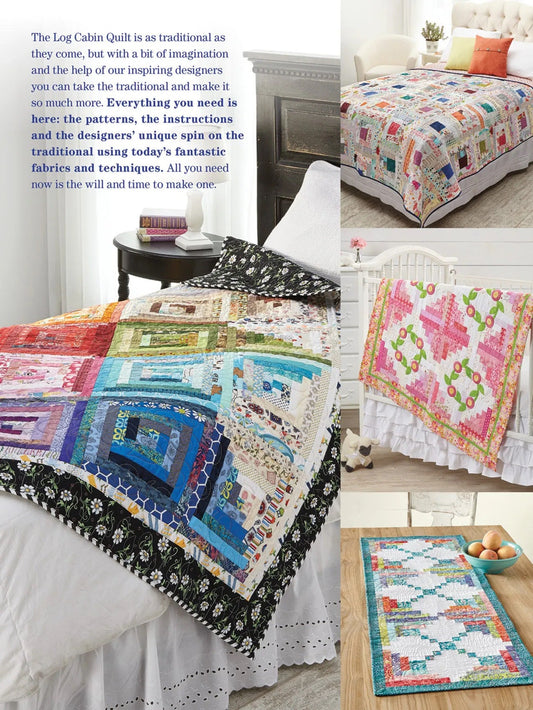 Annie's Quilting Log Cabin Variations Pattern Book (9 timeless projects per book)