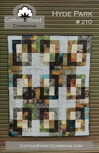 Cotton Street Commons Hyde Park Quilt Pattern Finished Size 60”x72”