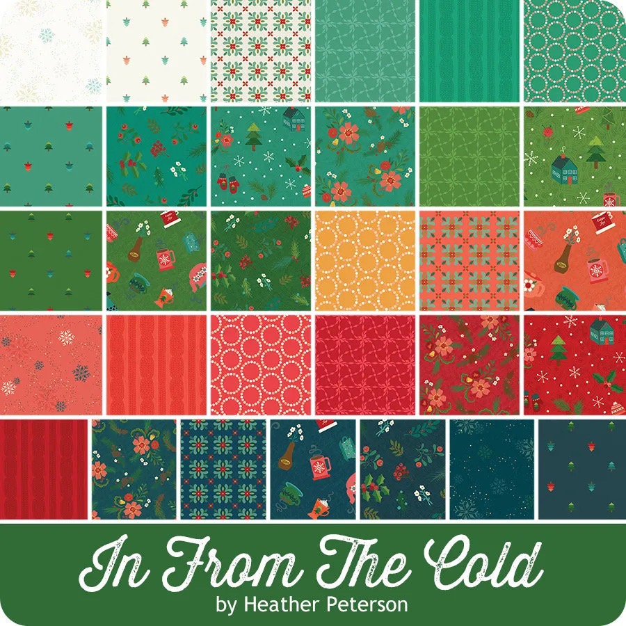 PREORDER!! Riley Blake Under The Pines Quilt Kit Featuring Heather Peterson In From The Cold Fabric Collection SHIP JULY 2024