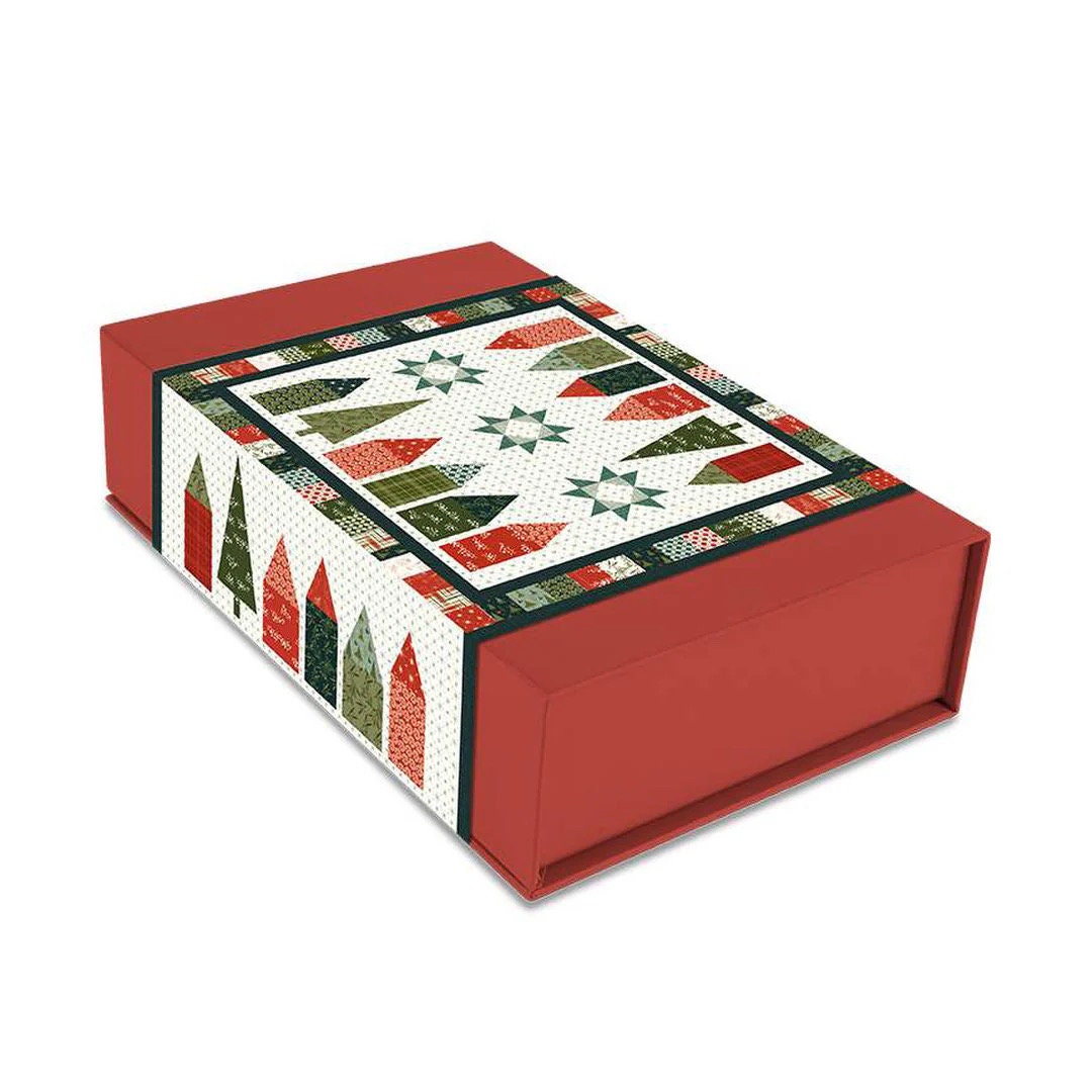 PREORDER! Riley Blake Christmas Is In Town Winter Village Table Kit Featuring Sandy Gervais Christmas Is In Town SHIP JULY 2024