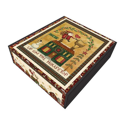 PREORDER!! Riley Blake Up On The Housetop Panel Quilt Kit Featuring Teresa Kogut Up On The Housetop Fabric Collection SHIP JULY 2024
