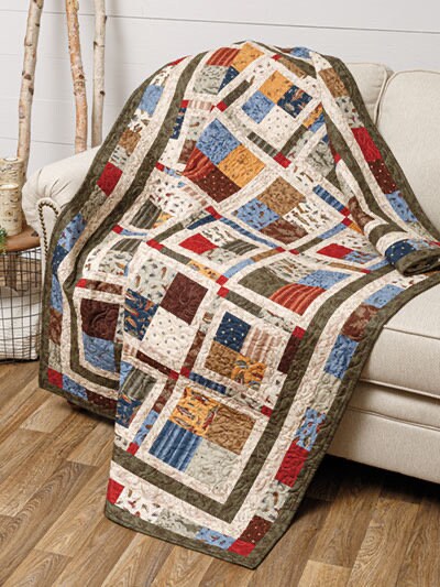 Annie's Quilting Time-Saving Charm Quilts Pattern Book (8 Projects Per Book)