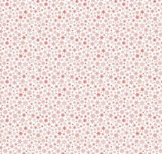 WIDEBACKS! Riley Blake Peace on Earth Fabric Collection White Snowflakes Wideback ( 107"-108" Width) Premium 100% Cotton Fabrics