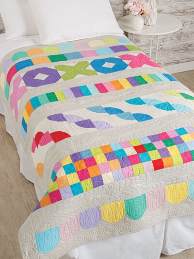 Annie's Quilting Time-Saving Charm Quilts Pattern Book (8 Projects Per Book)
