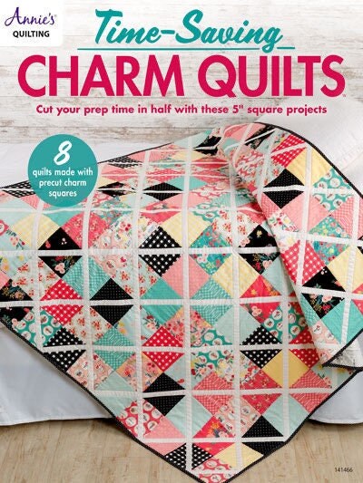 Annie's Quilting Time-Saving Charm Quilts Pattern Book (8 Projects Per Book)