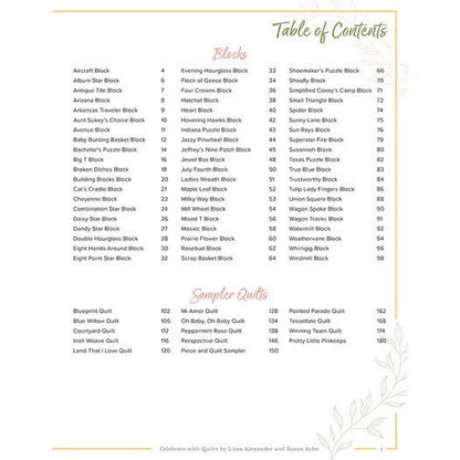It’s Sew Emma Celebrate with Quilts Quilt Pattern Book (13 Patterns Per Book)
