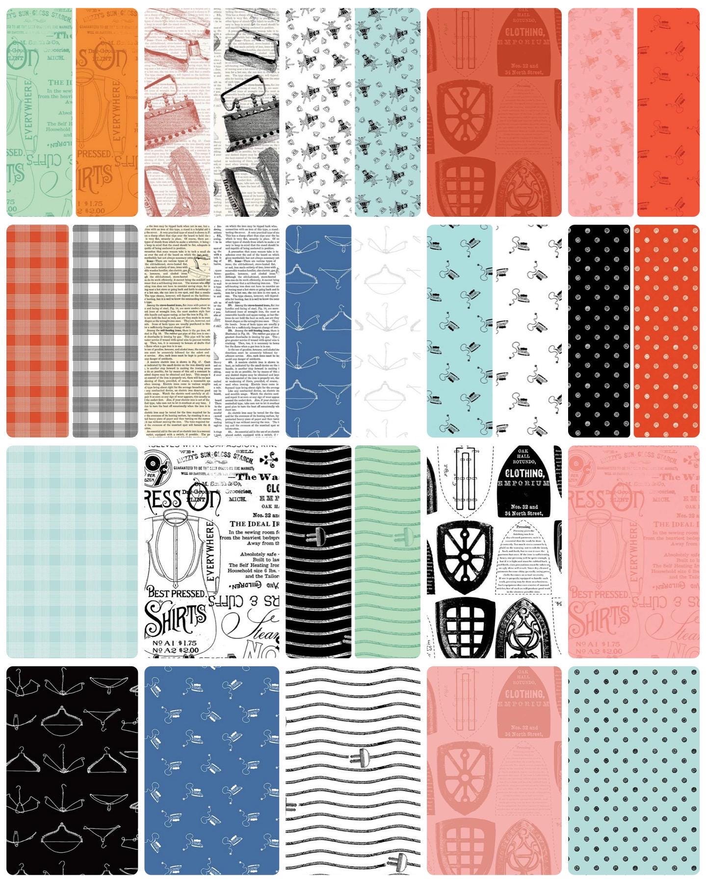 Riley Blake Press On Quilt Kit Featuring J. Wecker Frisch Press On Fabric Collection