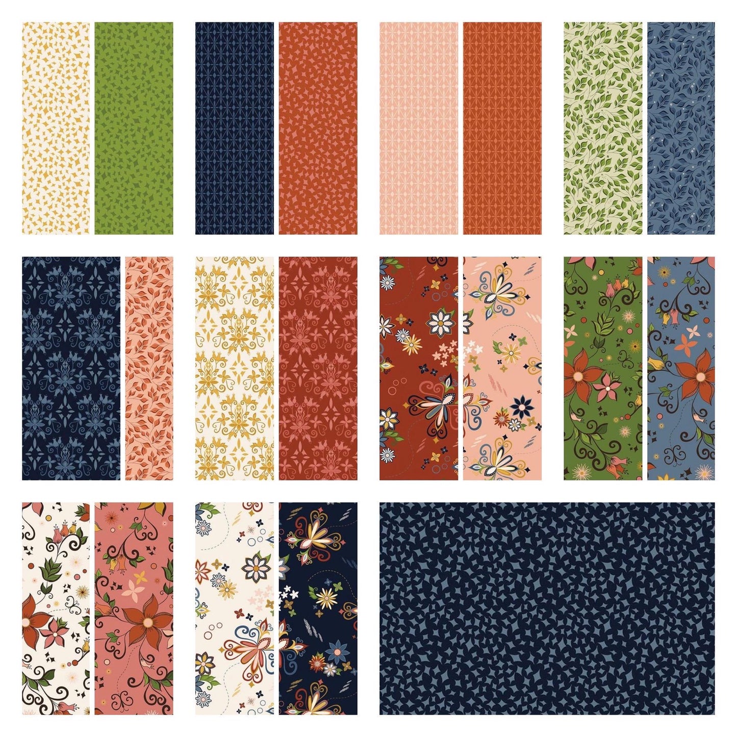 SHIPPING NOW!! Riley Blake Mama Gypsy Quilt Kit Featuring Curated Blooms Fabric Collection
