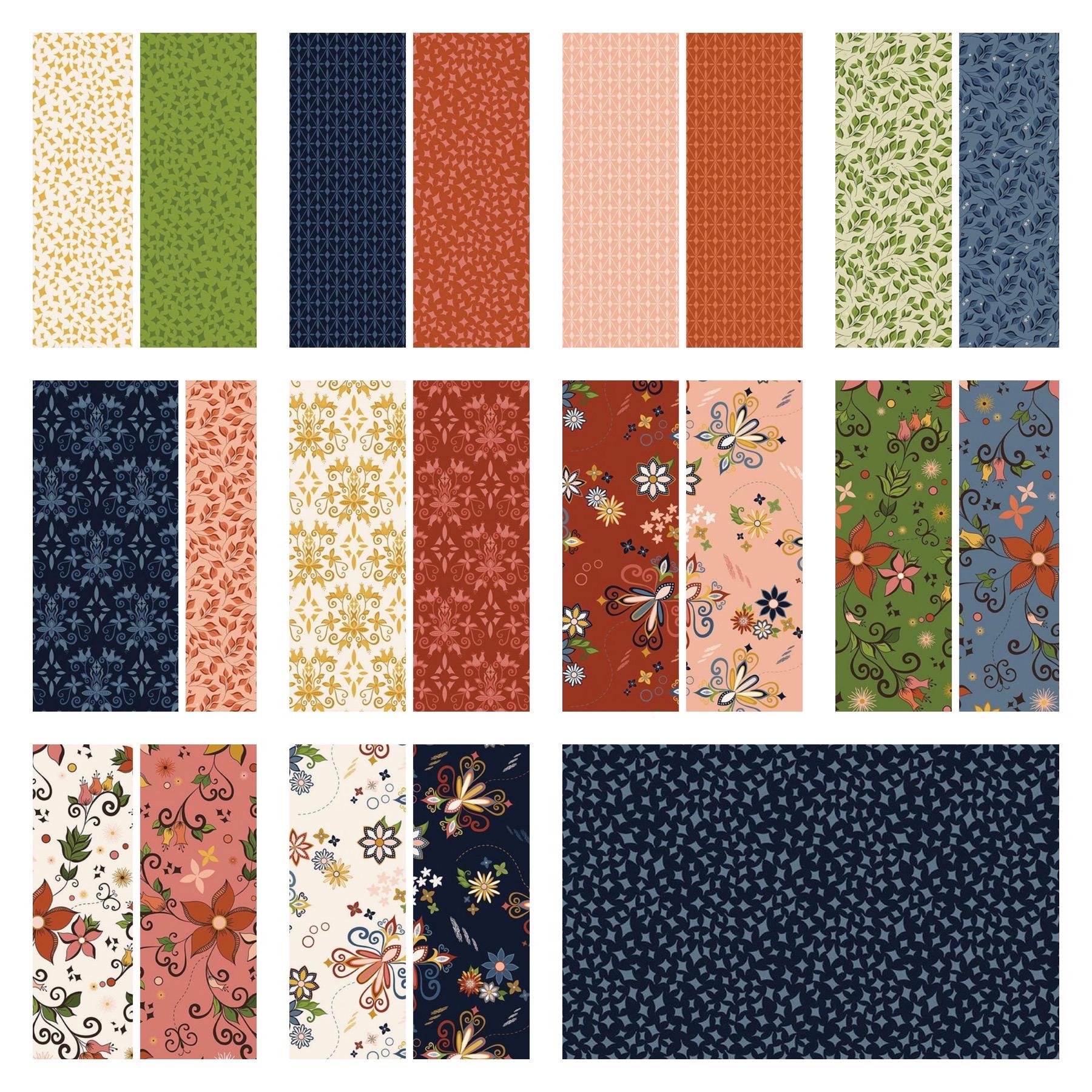 SHIPPING NOW!! Riley Blake Mama Gypsy Quilt Kit Featuring Curated Blooms Fabric Collection