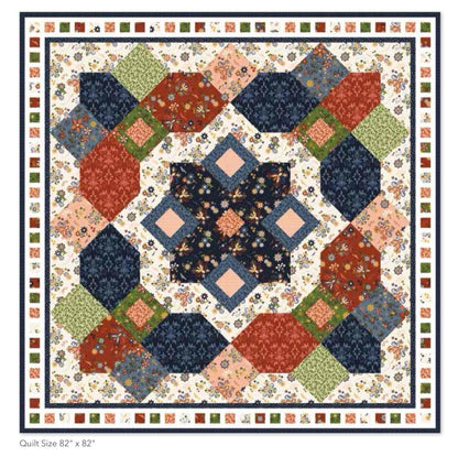 SHIPPING NOW!! Riley Blake Mama Gypsy Quilt Kit Featuring Curated Blooms Fabric Collection