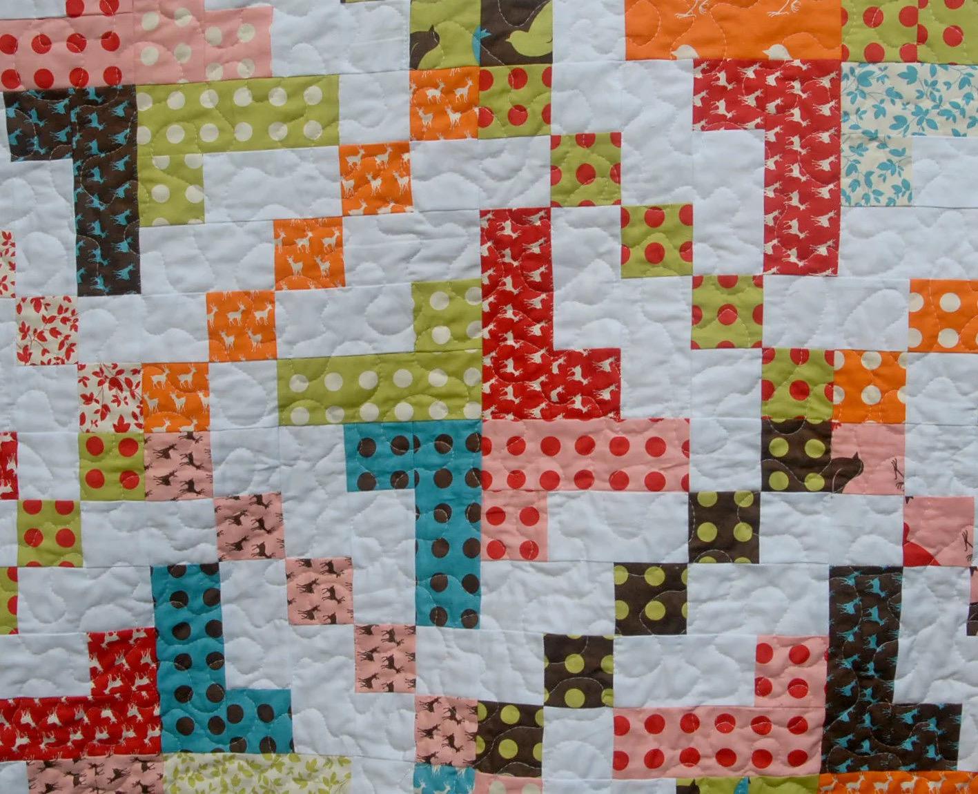 Meadow Mist Designs On a "Jelly" Roll Quilt Pattern - 3 Size Variations Per Pattern