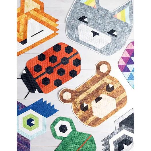 David & Charles Quilt Patterns Jelly Roll Animal Quilts - Over 40 Patterns Per Book (Softcover)