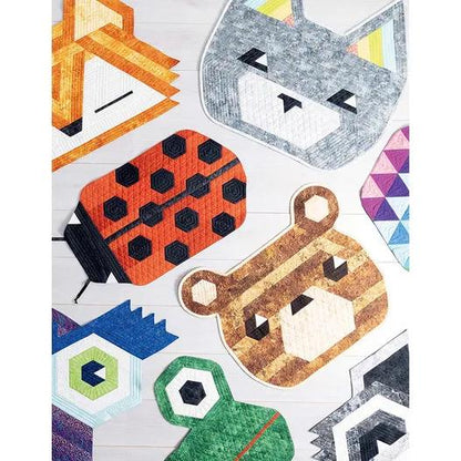 David & Charles Quilt Patterns Jelly Roll Animal Quilts - Over 40 Patterns Per Book (Softcover)