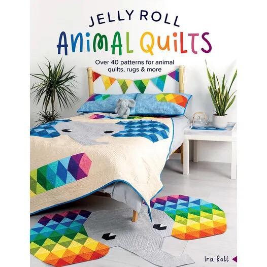 David & Charles Quilt Patterns Jelly Roll Animal Quilts - Over 40 Patterns Per Book (Softcover)