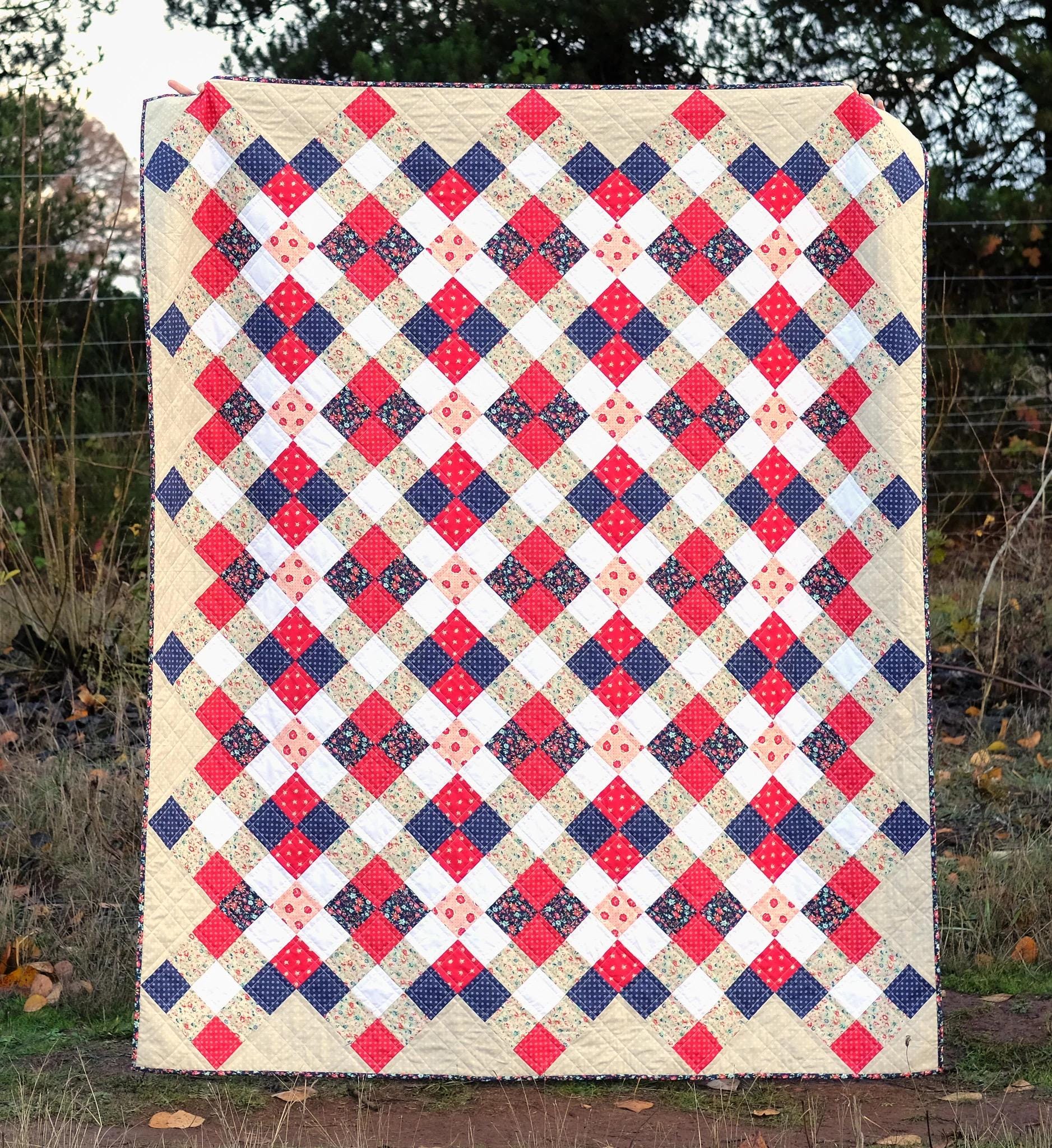 Erica Jackman The Nancy Quilt Pattern - 3 Size Variations Per Pattern