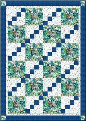Fabric Cafe City Lights Quilt Pattern Finished Size 43”x61”