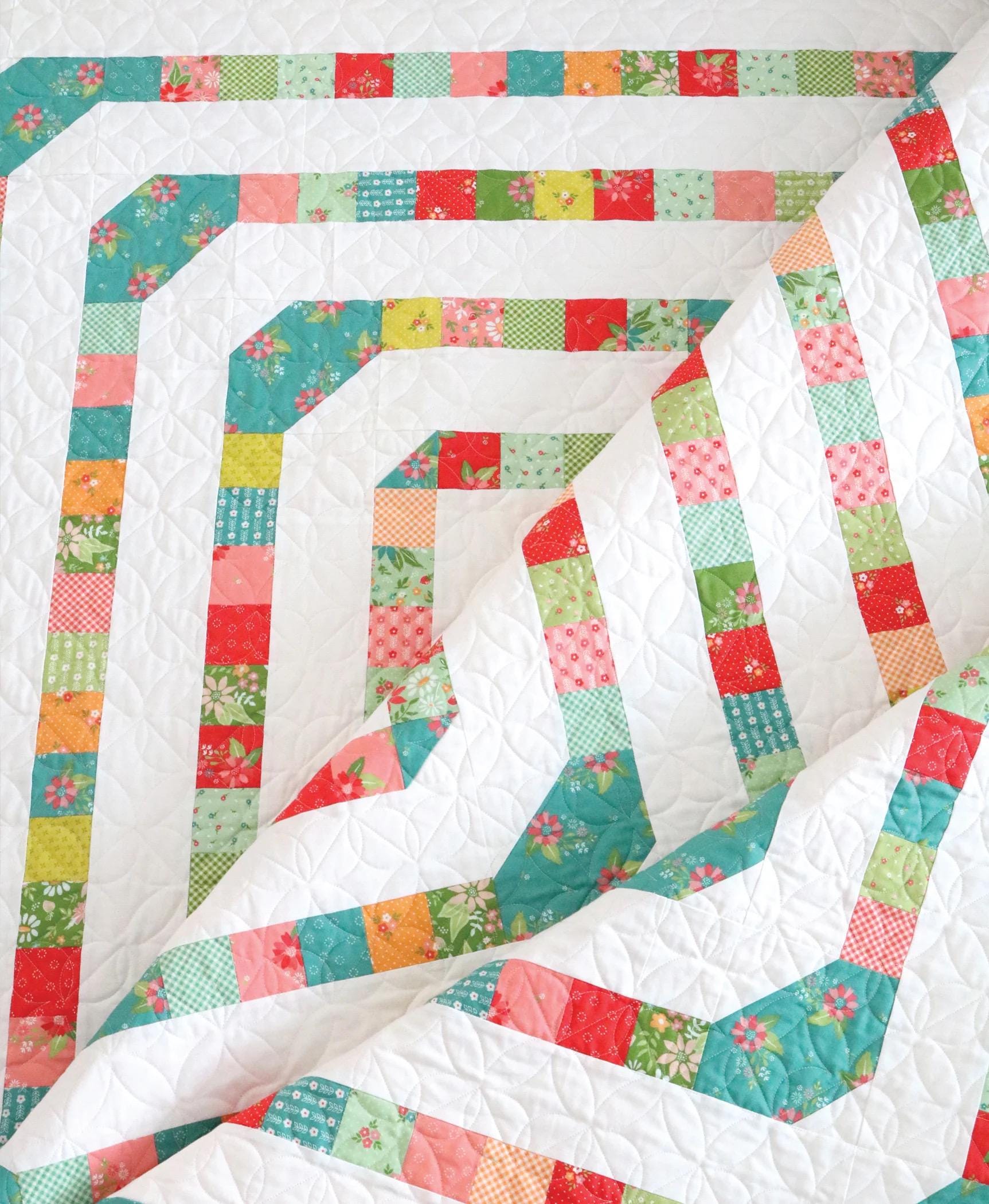 A Bright Corner Midtown Quilt Pattern - 4 Size Variations Per Pattern ABC349