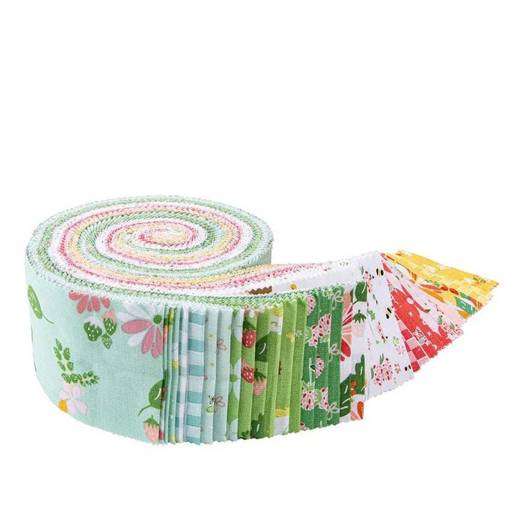 Riley Blake Clover Farm Fabric Collection 2.5" Rolie Polie