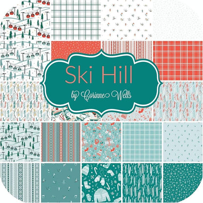 Riley Blake Ski Hill Fabric Collection 10" Stacker (42 Pieces Per Bundle)