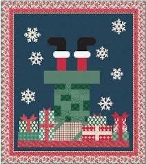 Sew-a-Story By Jennifer Long Down The Chimney Quilt Pattern Finished Size: 77.5"x88"