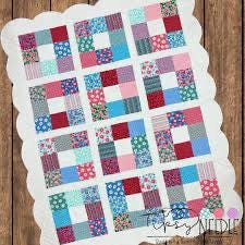 The Tipsy Needle Grace Quilt Pattern - 3 Size Variations Per Pattern