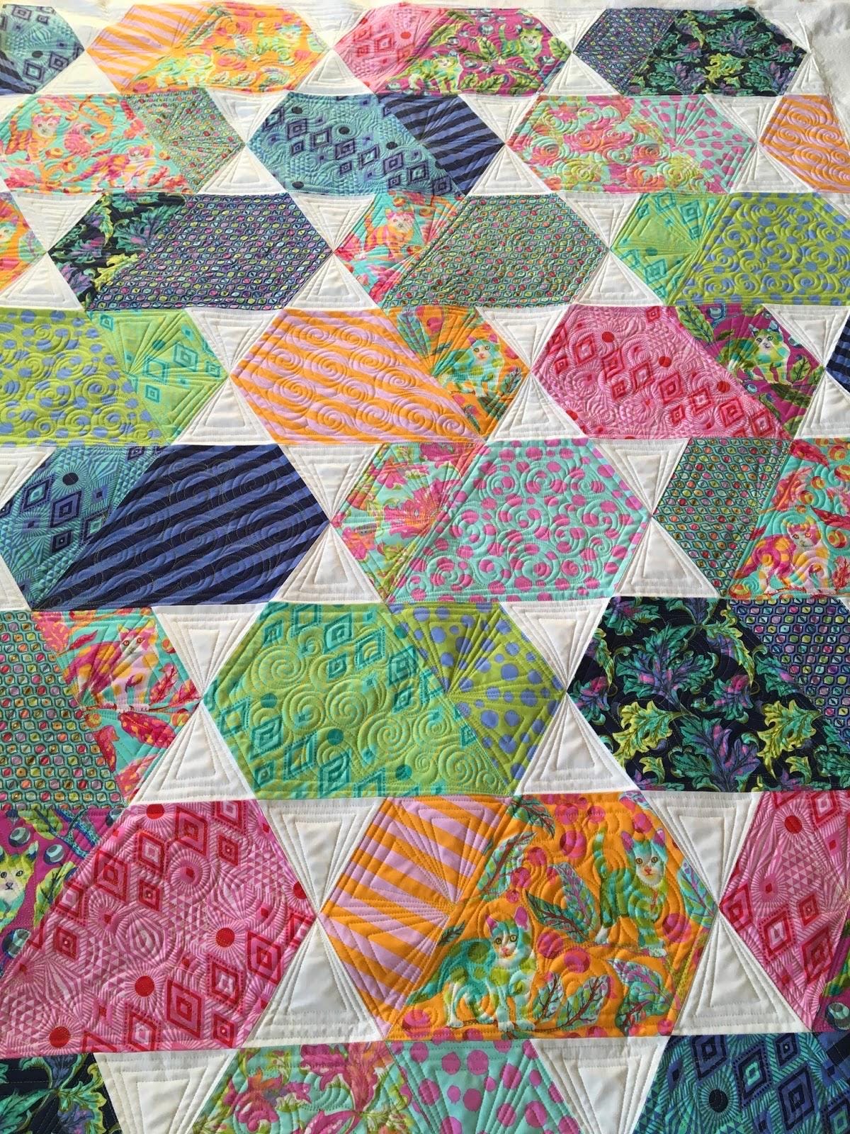 Jaybird Quilt Comet Quilt Pattern - 5 Size Variations Per Pattern