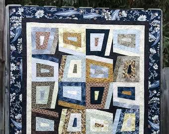 Cozy Quilt Designs Peeking Points Quilt Pattern - 5 Size Variations Per Pattern