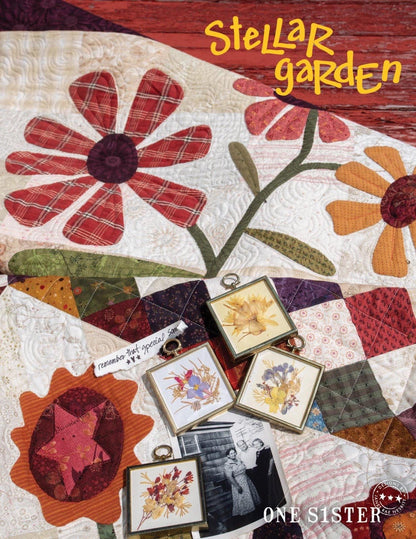 One Sister Stellar Garden Pattern Book - 2 Size Variations Per Pattern