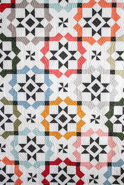 Lella Boutique Glam Squad Quilt Pattern Finished Size: 74.5"x74.5" #234