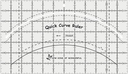 Sew Kind of Wonderful Curvy Log Cabin Quilt Pattern Finished Size: 60"x75"