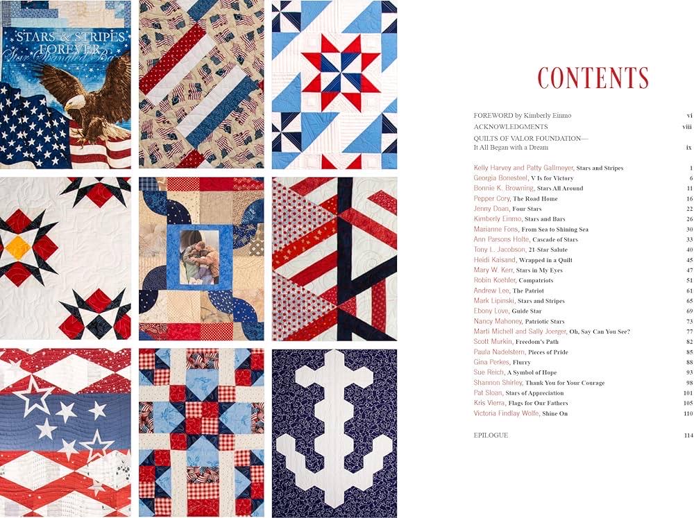 All-Star Quilts of Valor - 25 Patriotic Patterns From Star Designers (Softcover)
