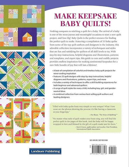 Landauer Publishing Sooo Big! Baby Quilts - 33 Adorable Designs To Sew For Little Ones (Softcover)