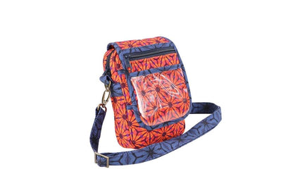 ByAnnie On The Go 2.0 Crossbody Bag Pattern Finished Size 8"x6"x2" (14 Colors of 18"x54" Mesh Packs Sold Separately)