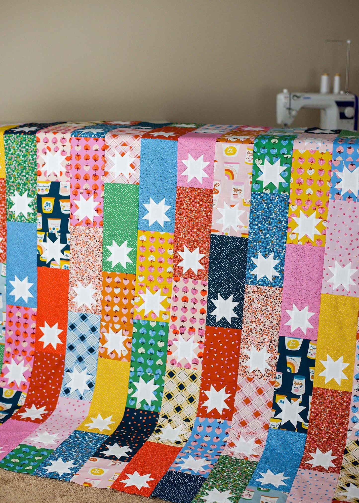 Modernly Morgan Starlets Quilt Pattern - 4 Size Variations Per Pattern MM-017