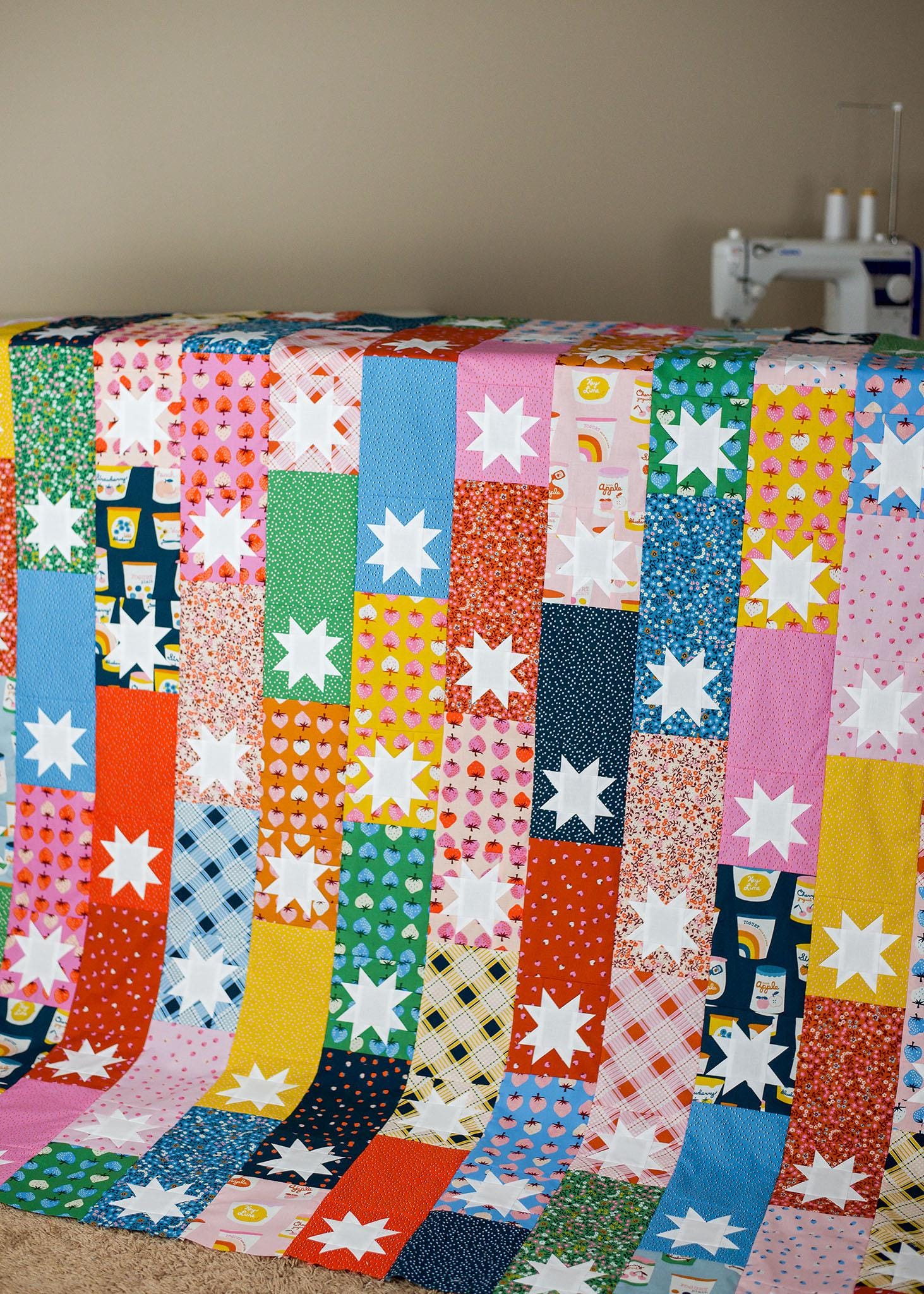 Modernly Morgan Starlets Quilt Pattern - 4 Size Variations Per Pattern MM-017