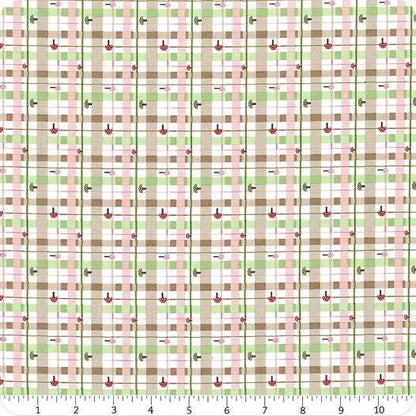 Riley Blake Jennifer Long To Grandmother's House Fabric Collection Lumberjack Plaid on Cloud Premium 100% Cotton Quilt Shop Quality Fabrics