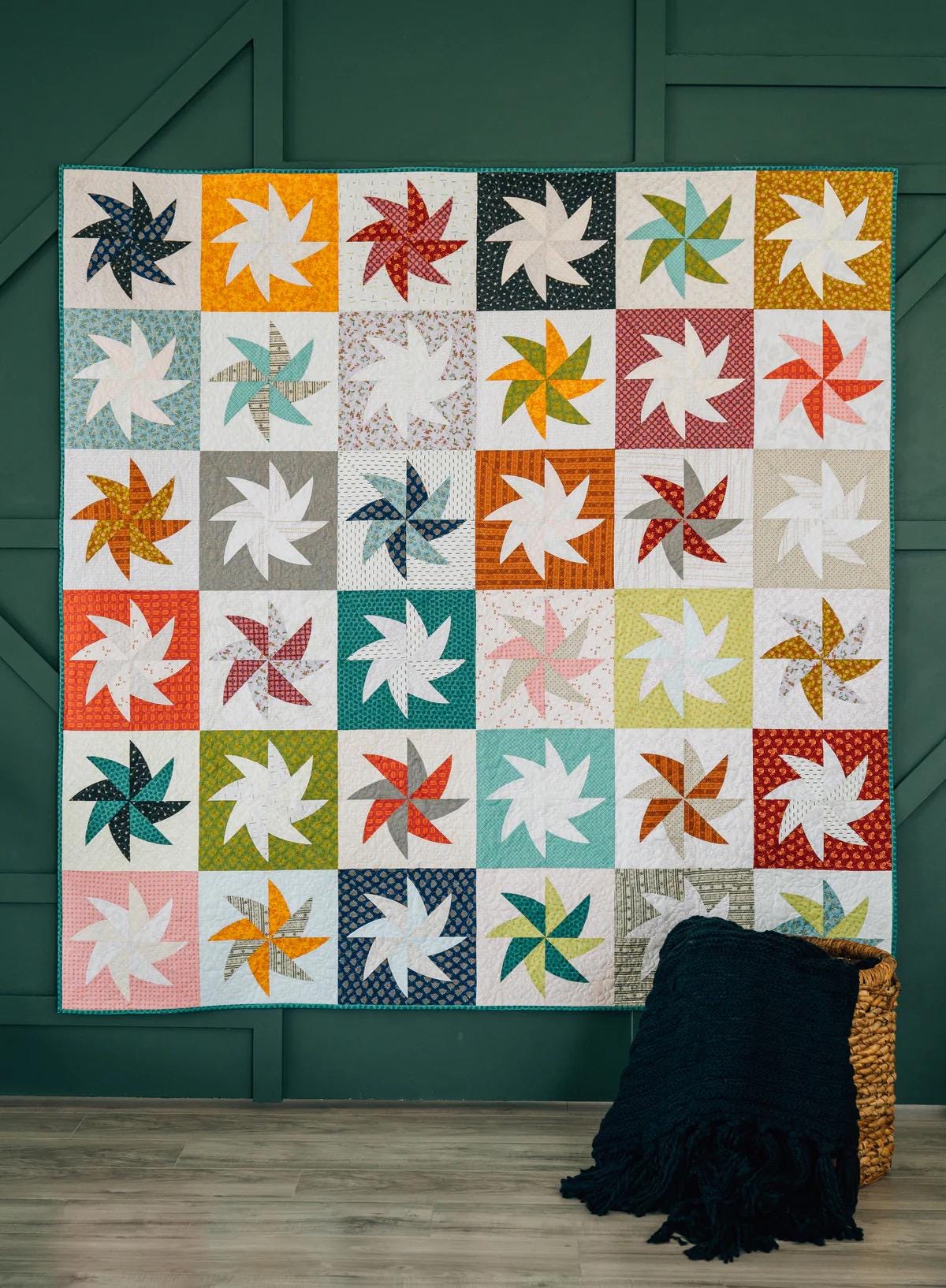 Sew Kind of Wonderful Chic Sisters Revival Quilt Pattern Finished Size: 72"x72'