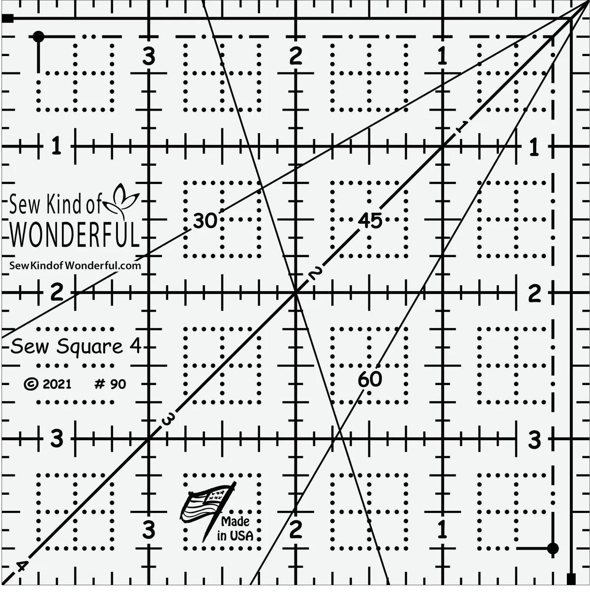 Sew Kind of Wonderful Quittles Unicorn Magic Quilt Pattern Finished Size: 56"x56"