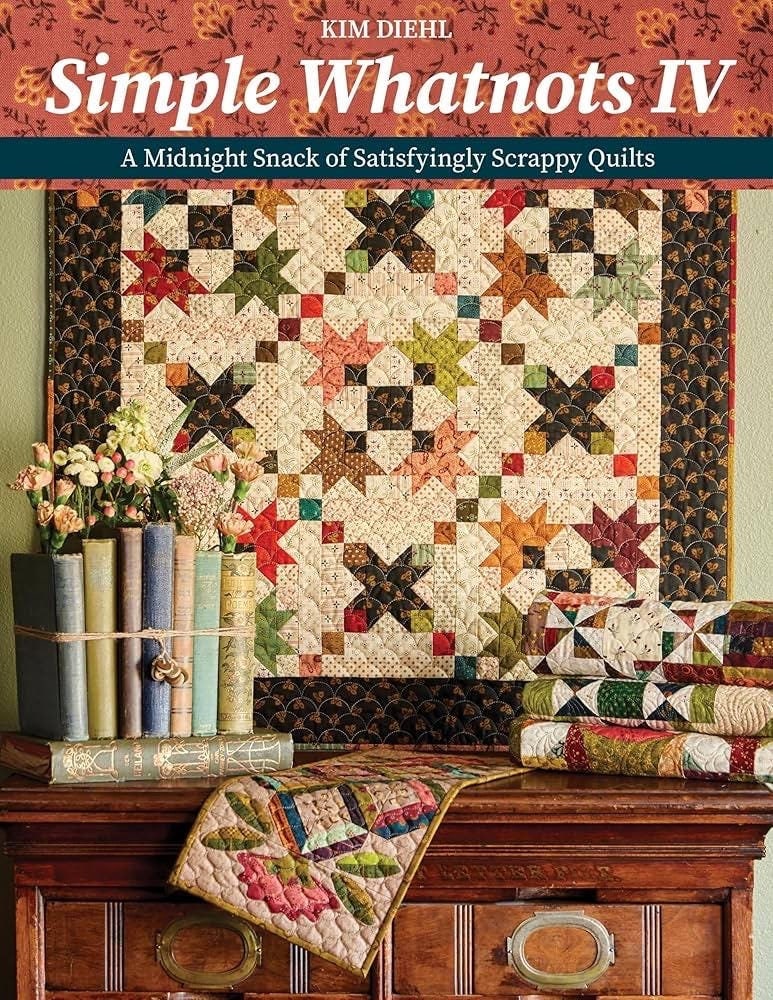 C&T Publishing Kim Diehl Simple Whatnots IV Pattern Book - A Midnight Snack of Satisfying Scrappy Quilts (Softcover)