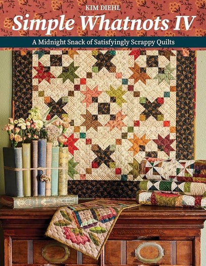 C&T Publishing Kim Diehl Simple Whatnots IV Pattern Book - A Midnight Snack of Satisfying Scrappy Quilts (Softcover)