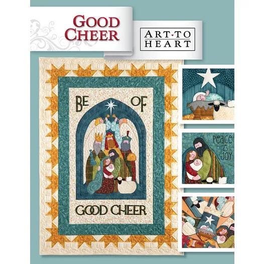 Art to Heart Good Cheer Quilt Pattern Book - 89Projects per Booklet (Softcover) #555B