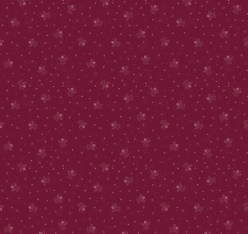 LAST BOLT! Riley Blake Silent Night Fabric Collection Choir of Angels on Berry