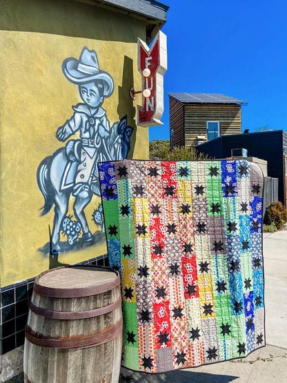 Modernly Morgan Starlets Quilt Pattern - 4 Size Variations Per Pattern MM-017